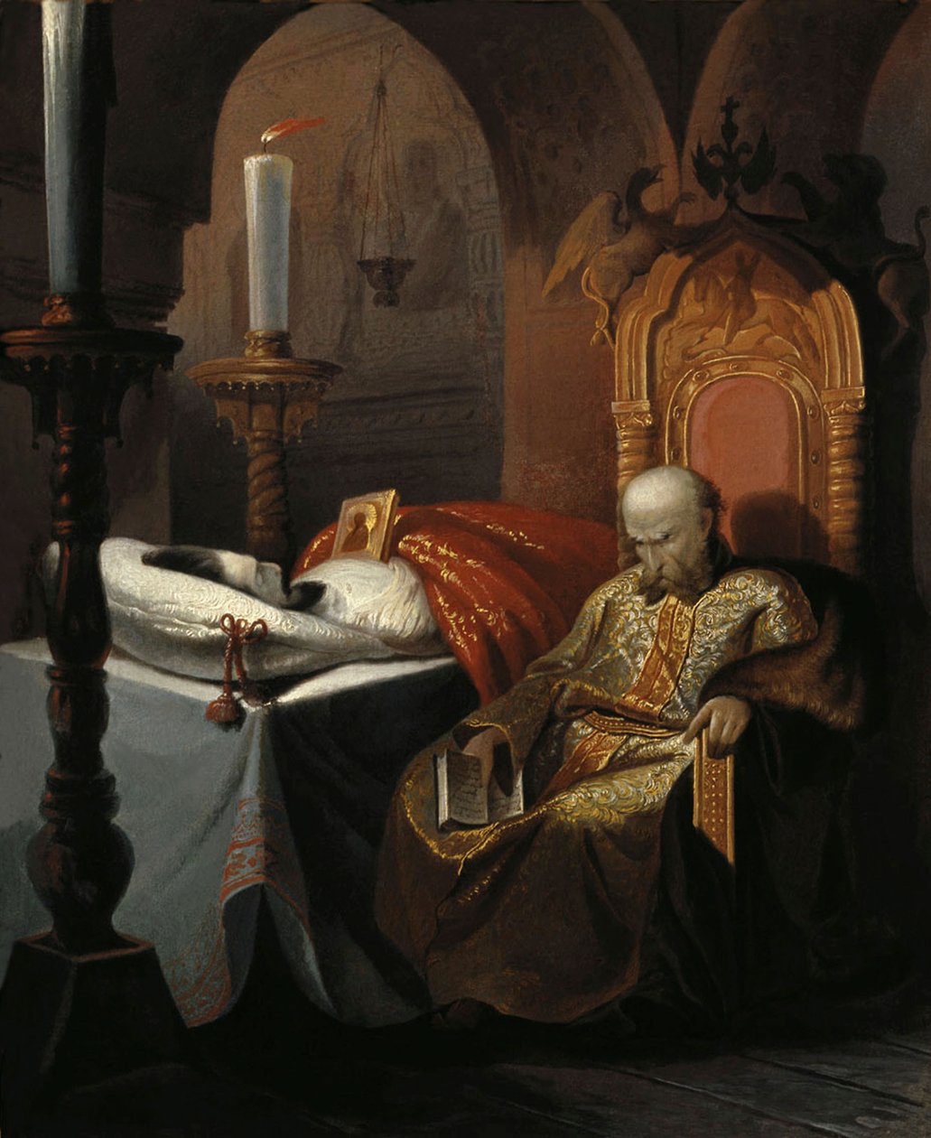Ivan le Terrible et son fils Ivan le vendredi 16 novembre 1581 - Nikolai Semyonovich Shustov
