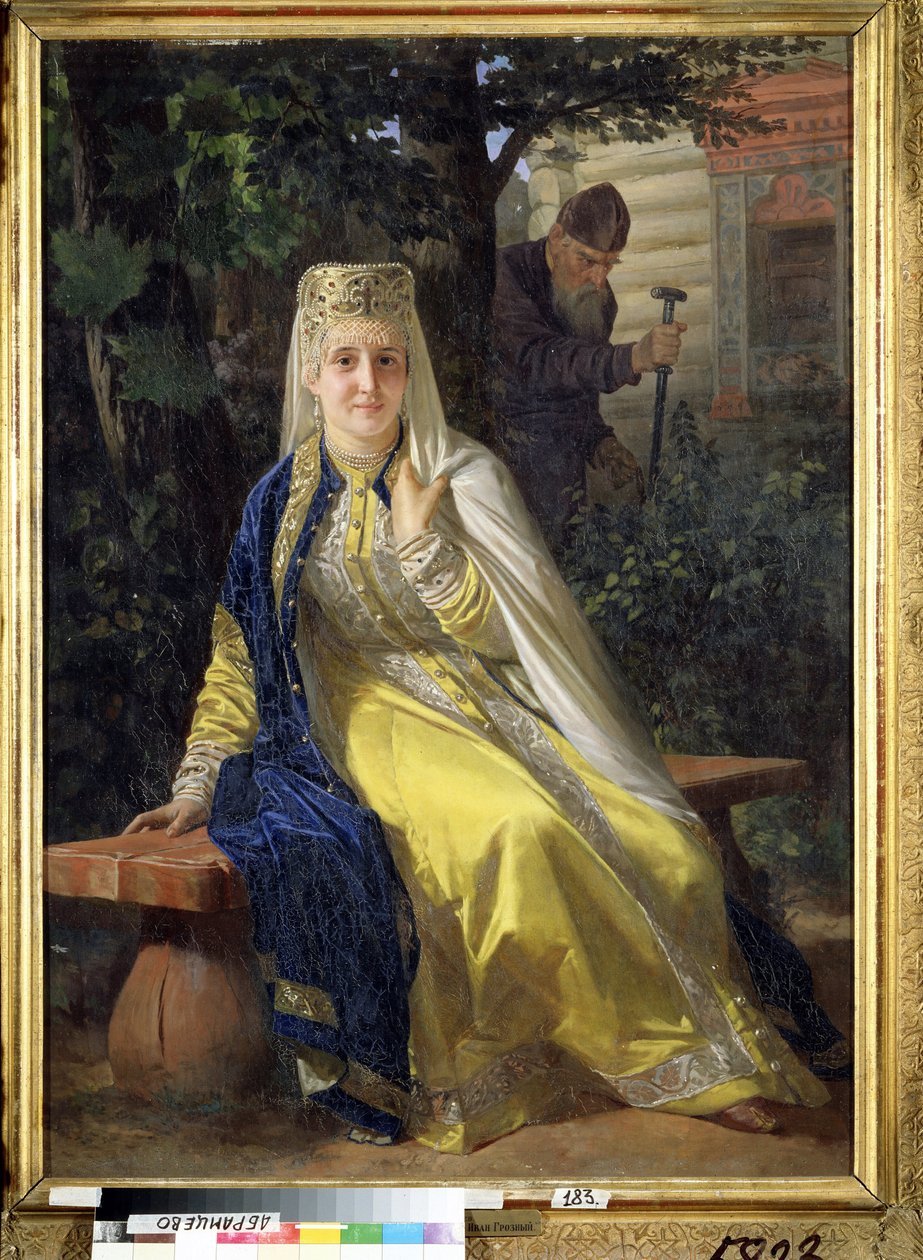 Vassilissa Melentieva et le tsar Ivan IV le Terrible - Nikolai Vasilievich Nevrev