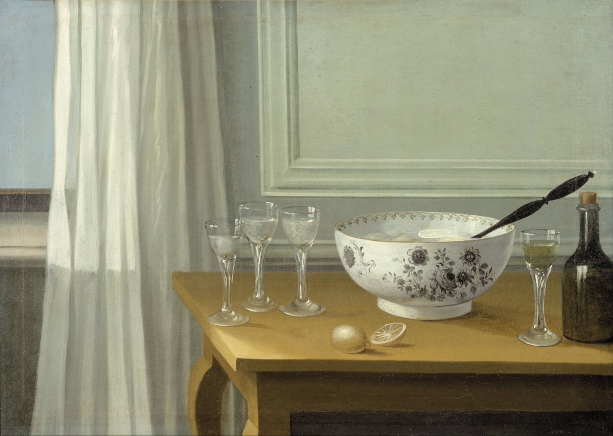 Nature morte avec un bol à punch - Nils Schillmark