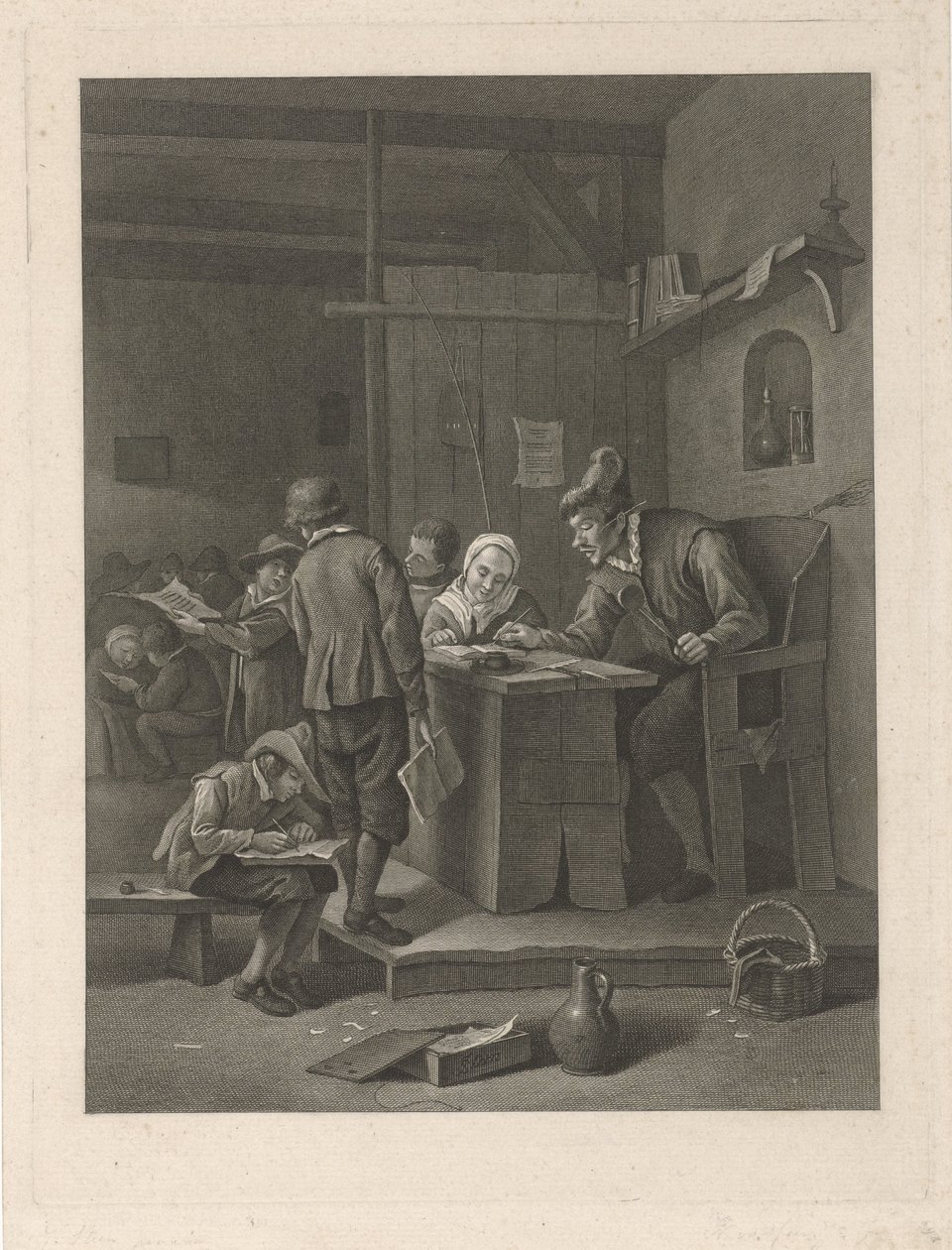 Salle de classe avec enseignant et enfants - Noach van der Meer (II)
