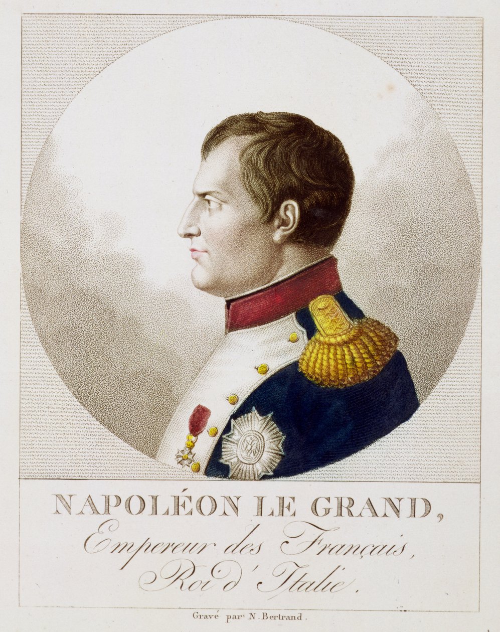 Portrait de Napoléon - Noel Francois Bertrand