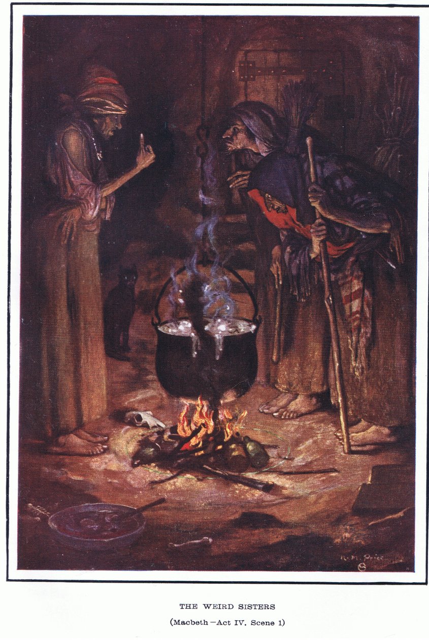 Les sœurs étranges (Macbeth) - Norman Mills Price