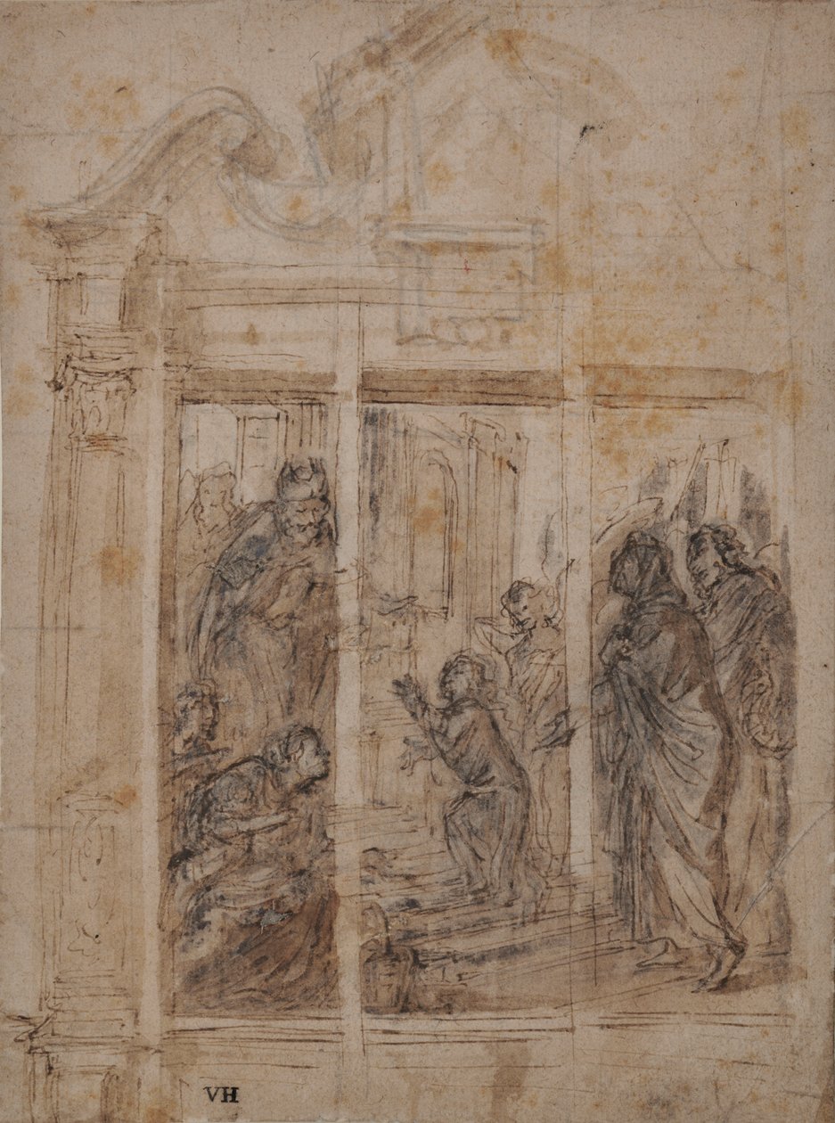 La Présentation de la Vierge au Temple - Northern Italian School