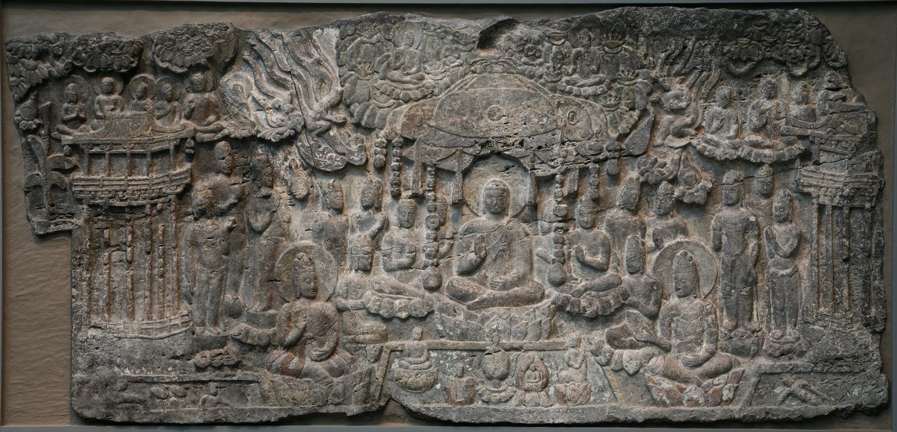 Paradis occidental, Handan, province de Hebei, 550-577 - Northern Qi Dynasty Chinese Scool