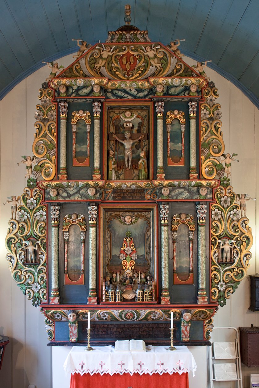 Retable, église de Mo I Rana, 1765 - Norwegian School