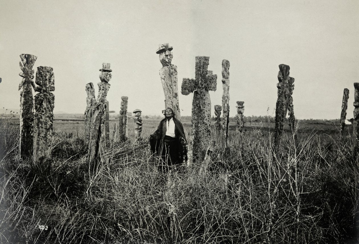 Prière au cimetière, Araucano, Chili - Oder W. Heffer