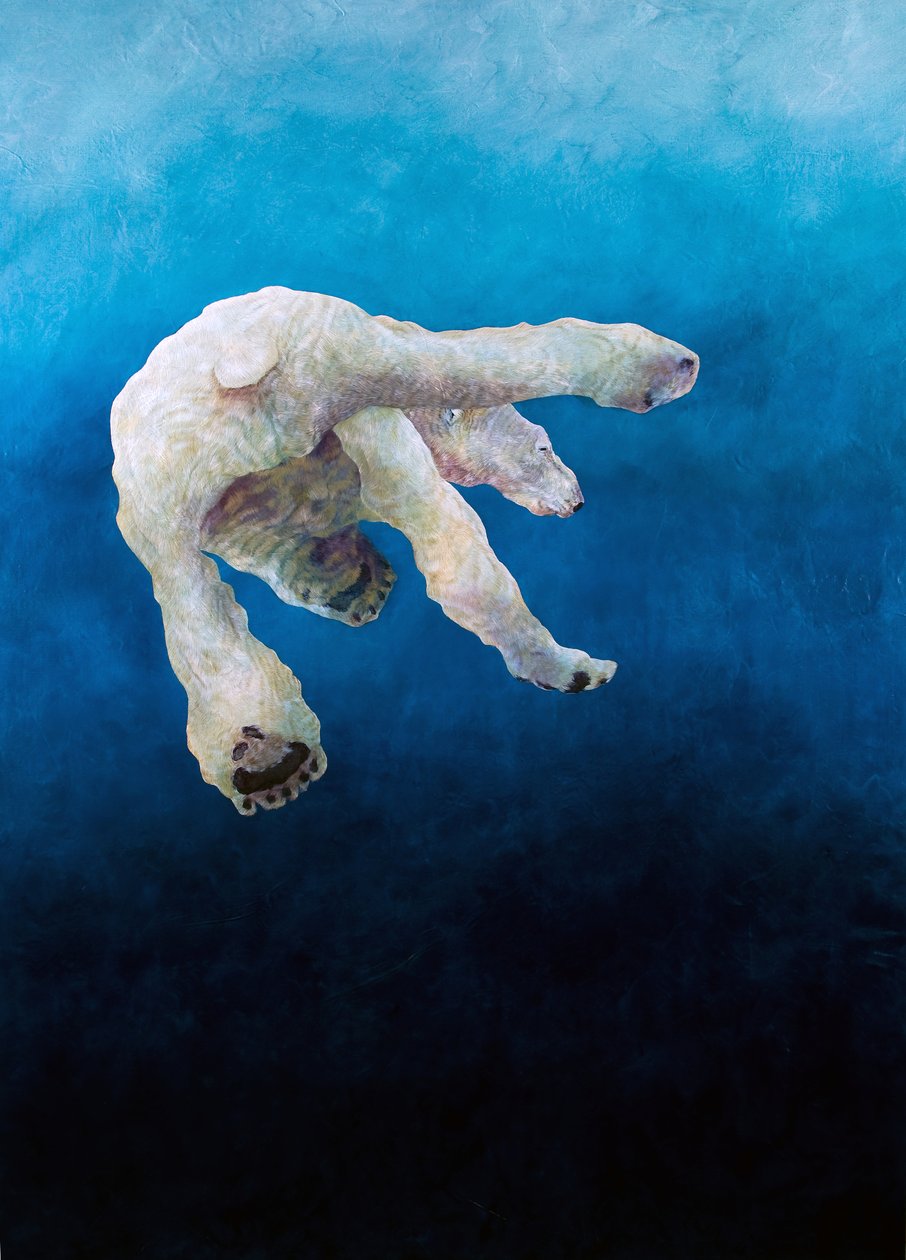 Ursus maritimus 1, 2010 (acrylique sur lin) - Odile Kidd