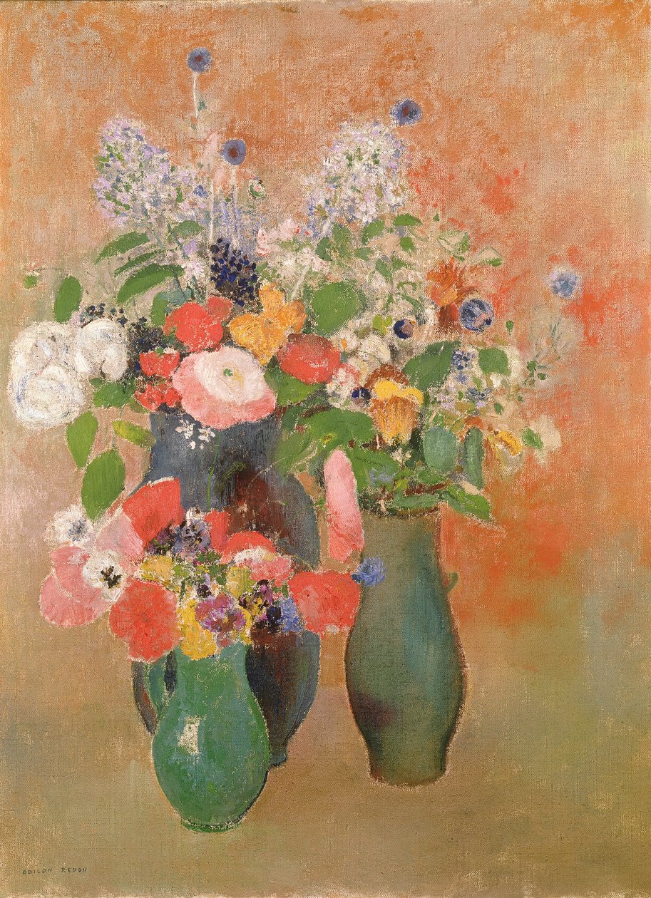 Nature morte de fleurs, 1910 - Odilon Redon
