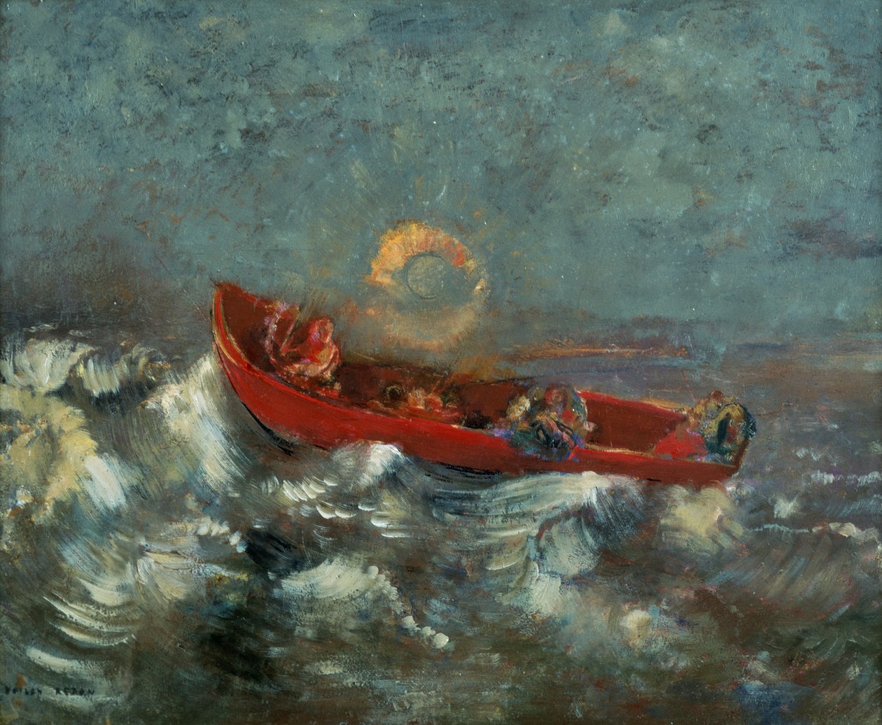 Le Bateau Rouge, 1905 - Odilon Redon