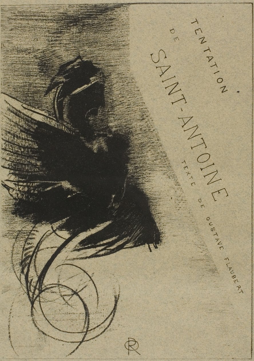 Couverture-Frontispice pour la Tentation de Saint Antoine - Odilon Redon
