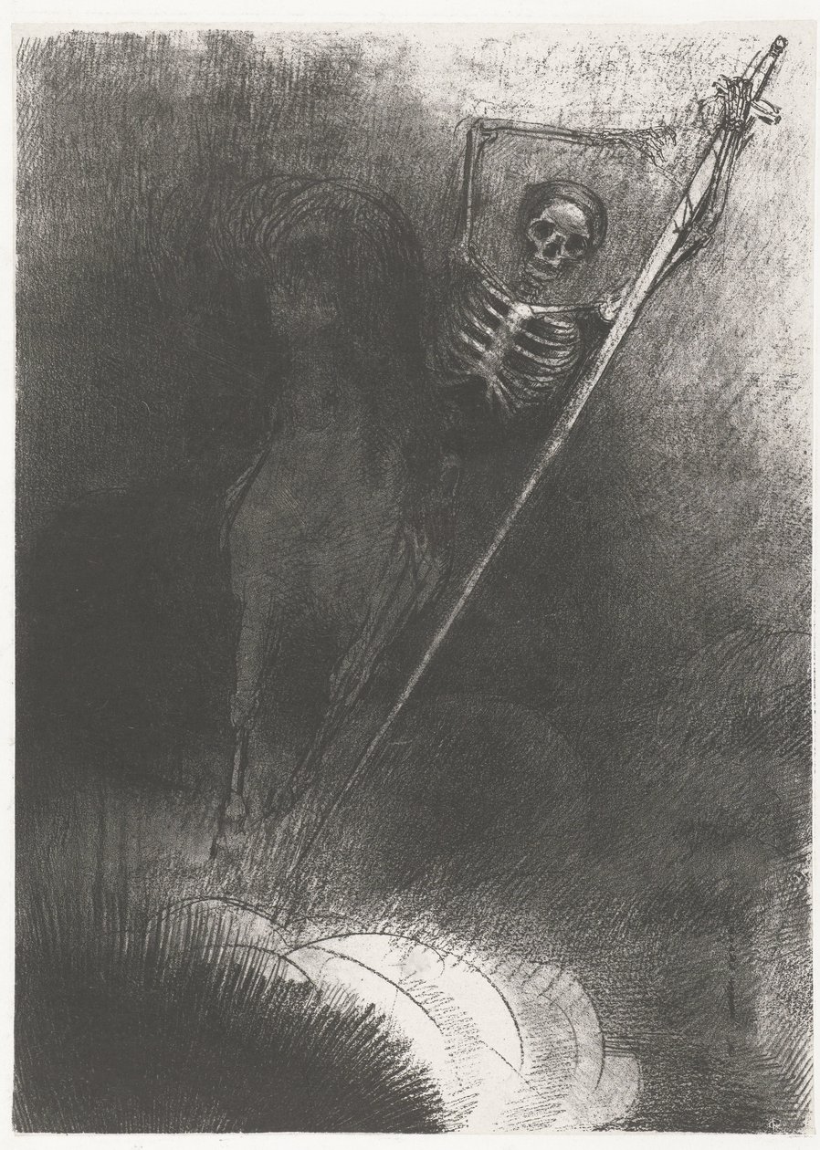 La Mort à cheval - Odilon Redon