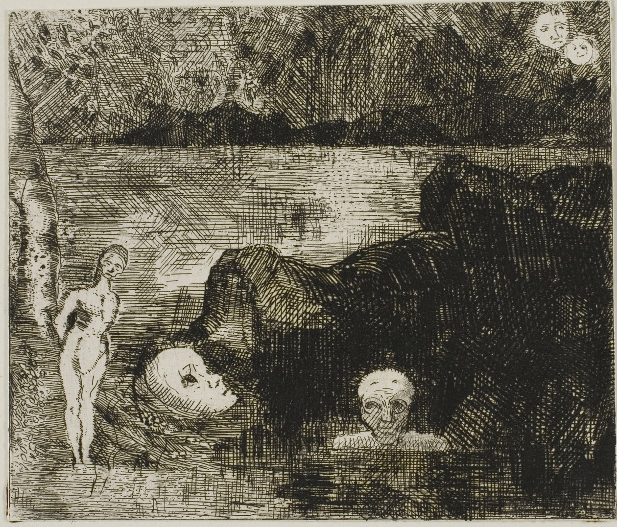 Vision de rêve, c.1880 - Odilon Redon