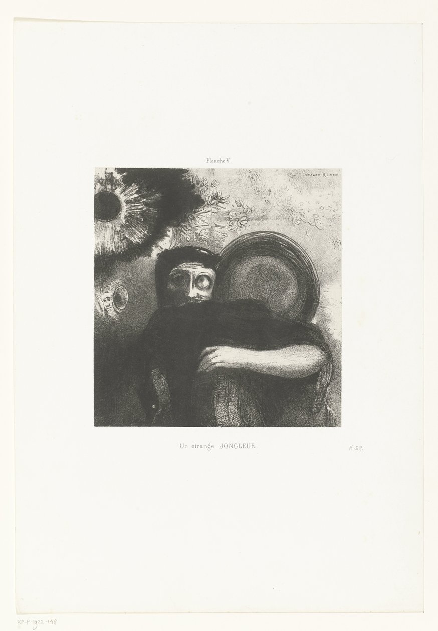 Un étrange jongleur - Odilon Redon