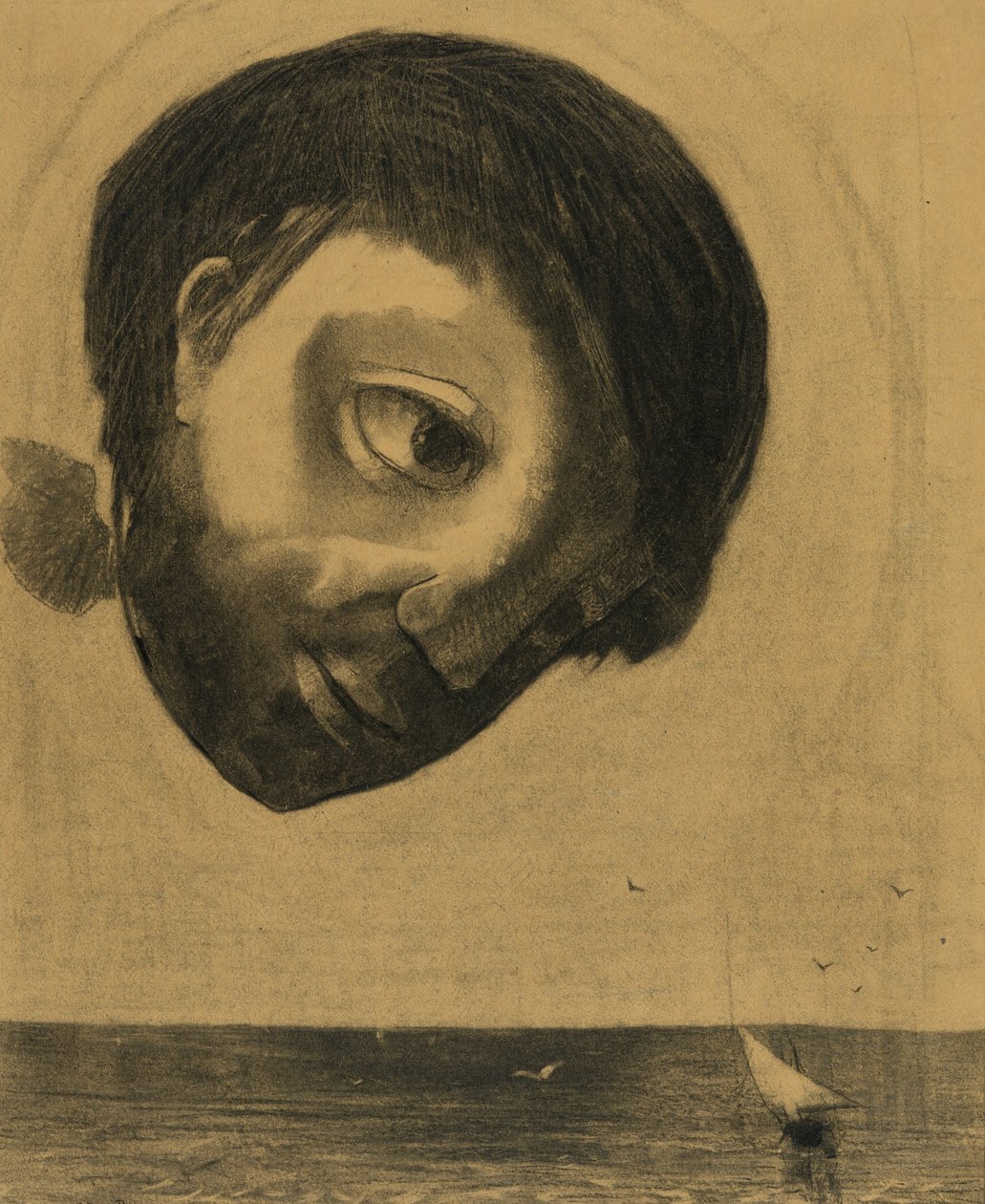 Esprit gardien des eaux - Odilon Redon
