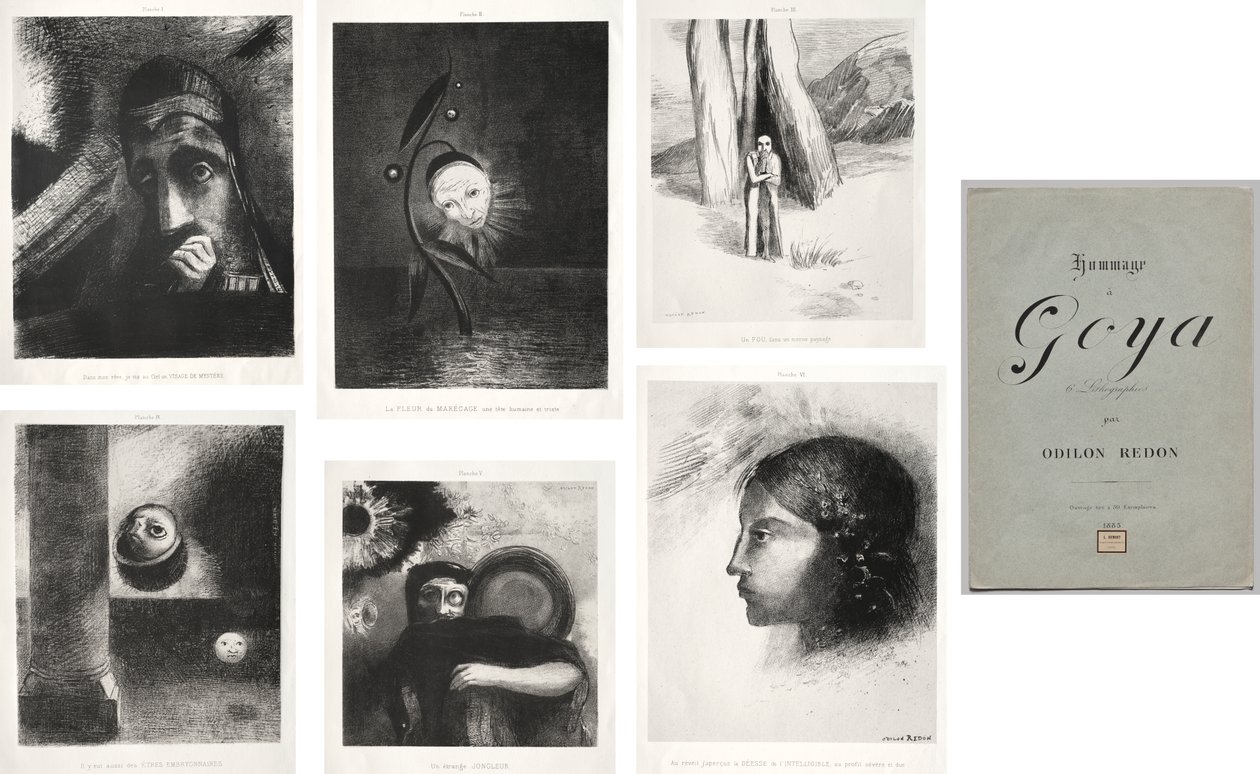 Hommage à Goya - Odilon Redon