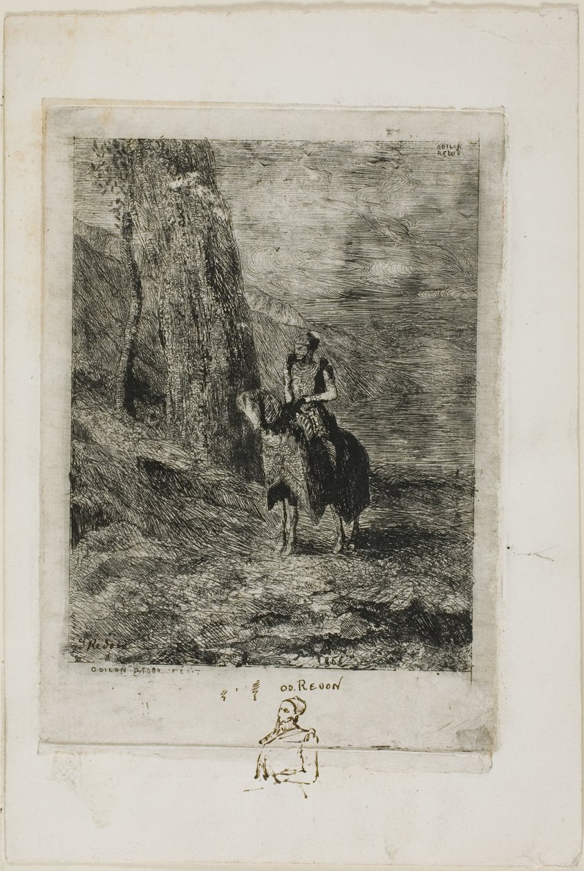 Cavalier Attendant - Odilon Redon