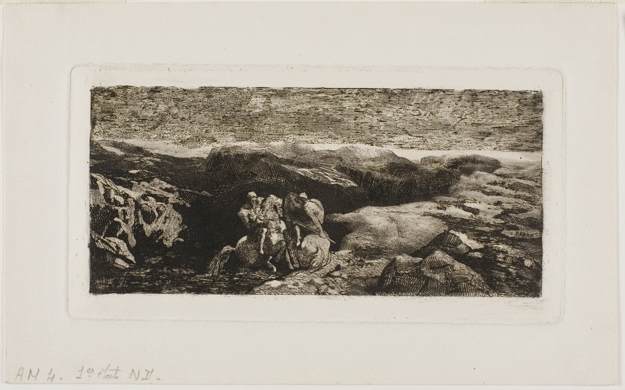 Cavaliers en combat - Odilon Redon