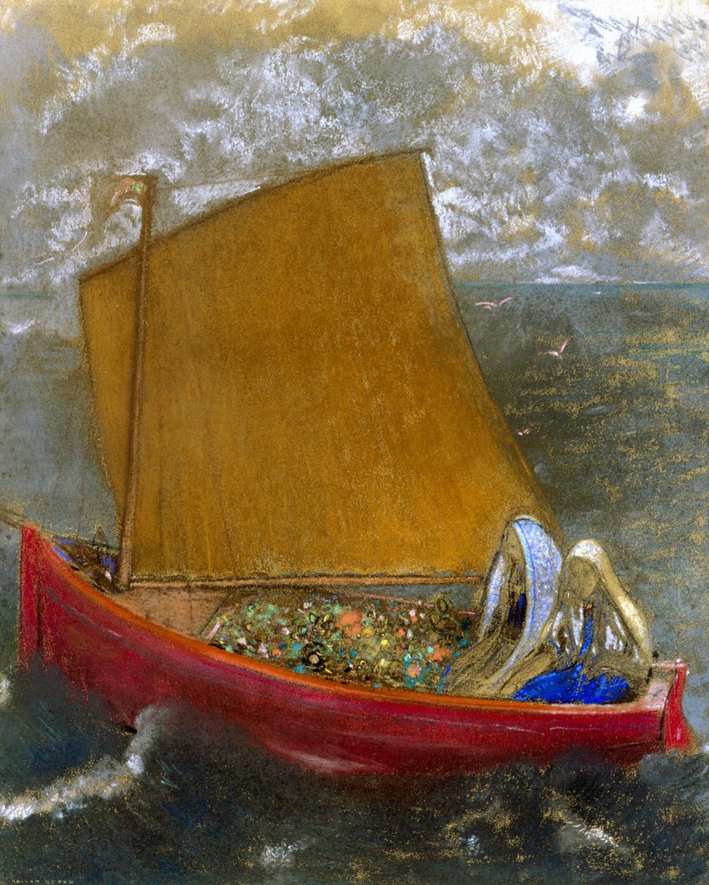 La Voile jaune (The Yellow Sail) - Odilon Redon