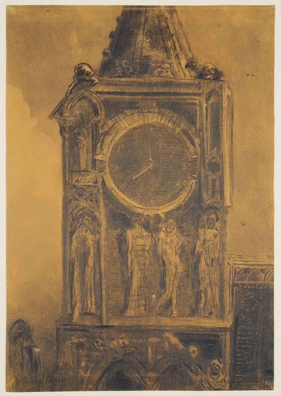 Die tiefe Glocke von Sainte-Gudule - Odilon Redon