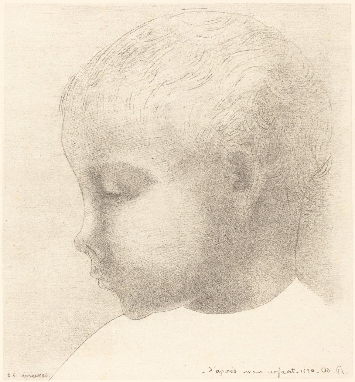 Mon enfant - Odilon Redon