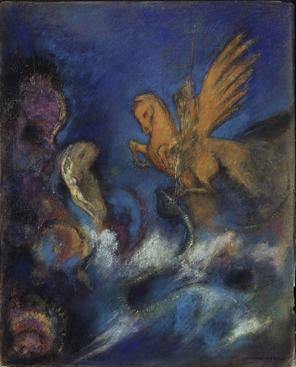 Roger et Angélique, ou : Persée et Andromède - Odilon Redon