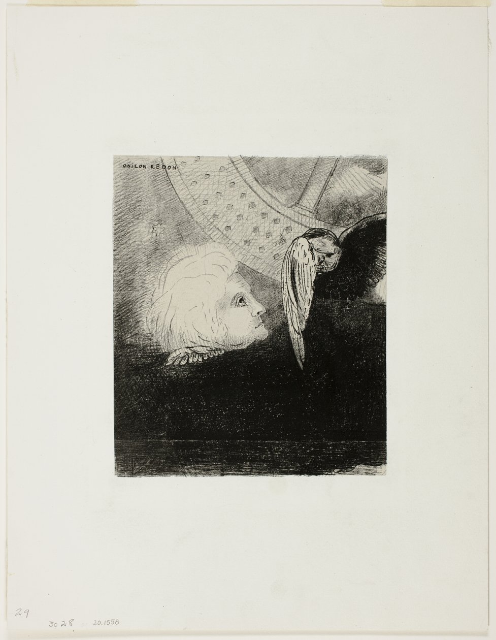 La Roue, planche trois de In Dreams - Odilon Redon