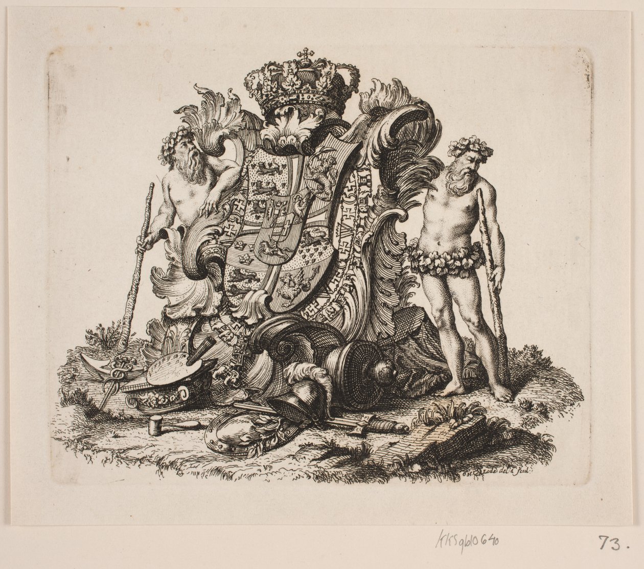 Les armoiries royales danoises - Odvardt Helmoldt de Lode
