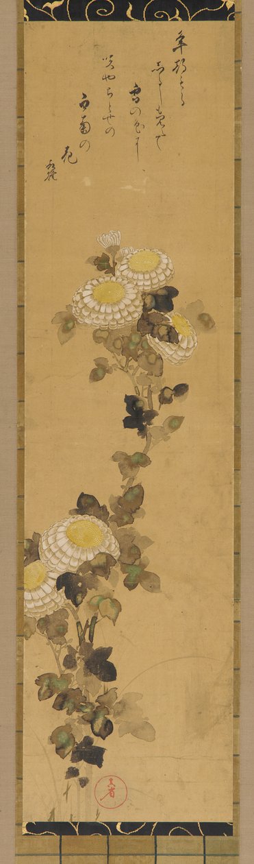 Chrysanthèmes, 18ème-19ème siècle - Ogata Kenzan