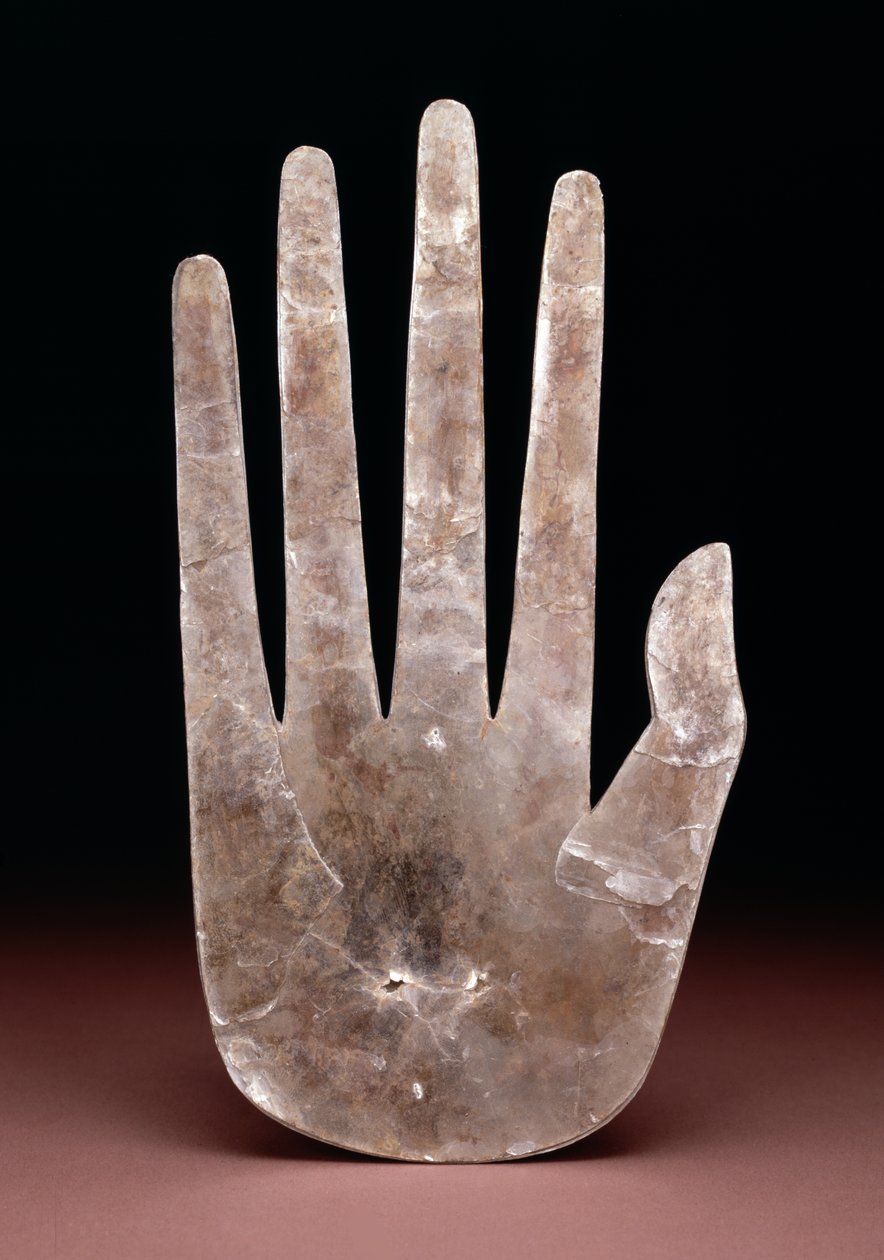 Découpe en forme de main, 200 av. J.-C.-400 apr. J.-C. (mica) - Ohio Hopewell culture