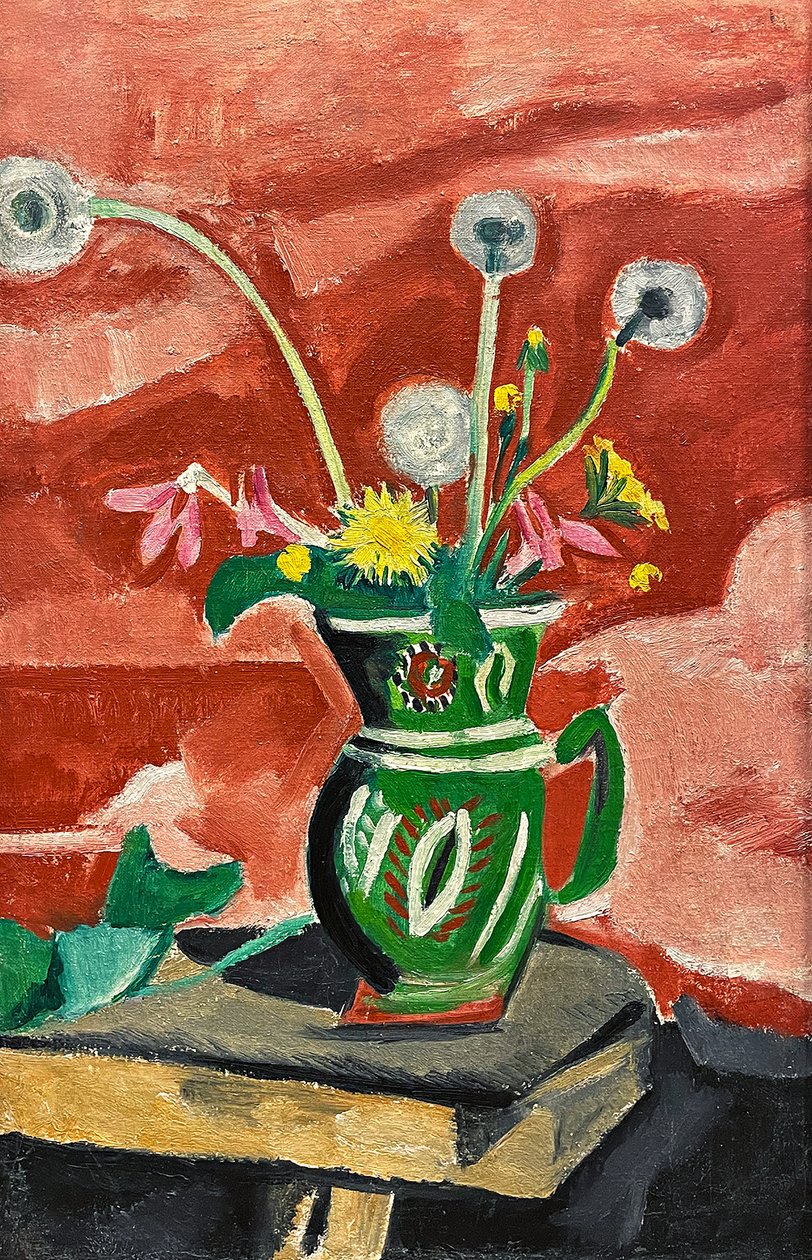 Pichet avec fleurs - Olga Vladimirovna Rozanova