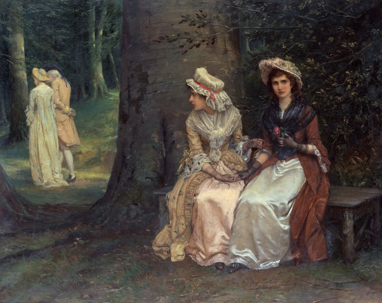 Amour non partagé, Une scène de Beaucoup de bruit pour rien - Oliver William Williams