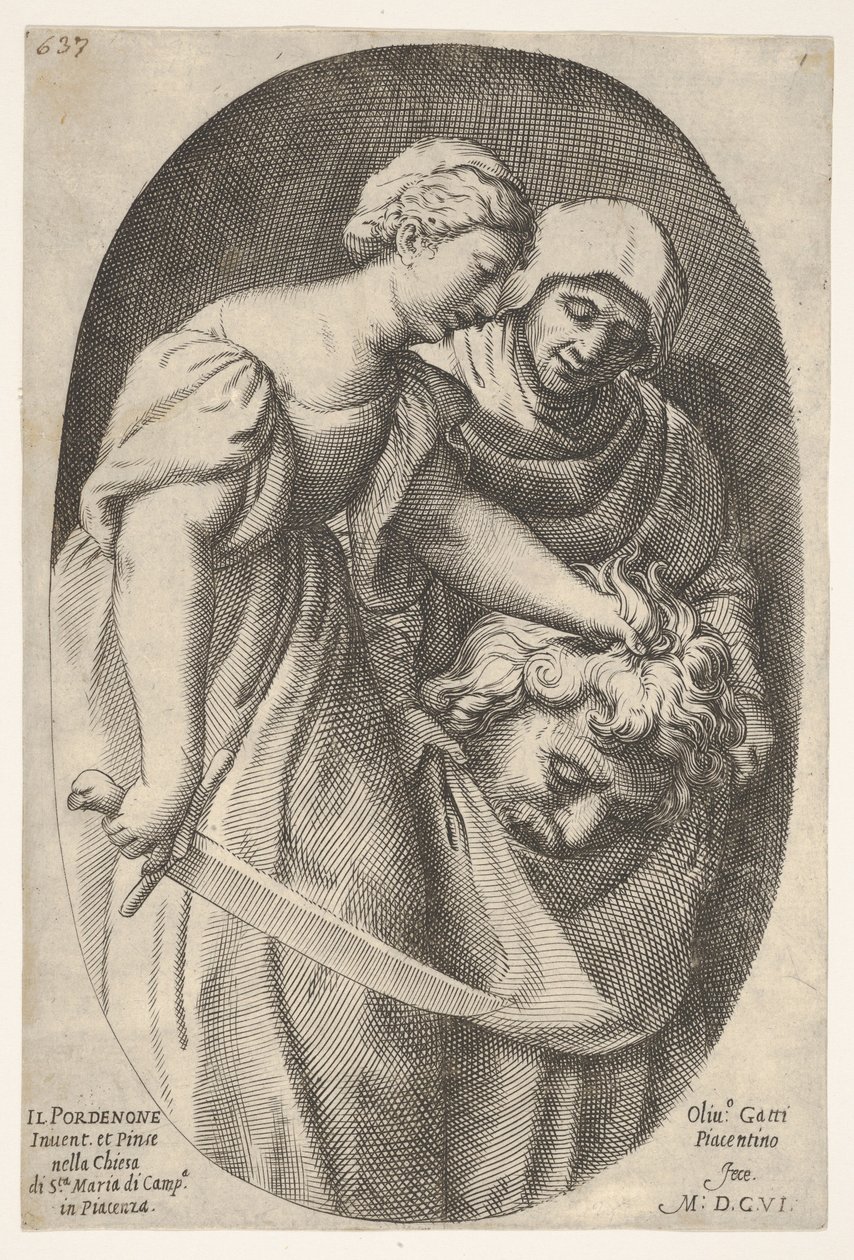 Judith avec la tête d