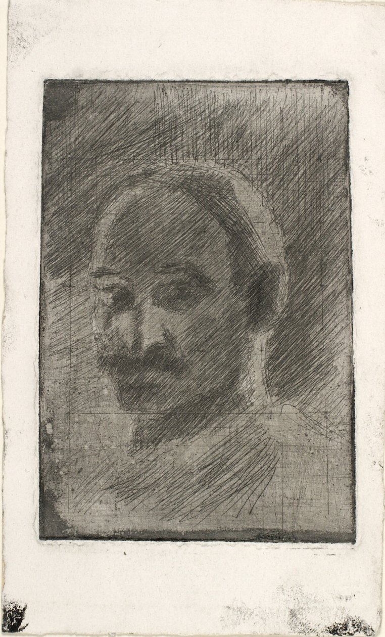 Portrait du peintre Henrik Schouboe - Oluf Hartmann