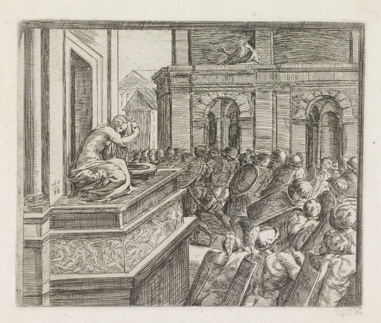 David espionne Bethsabée - Orazio Borgianni