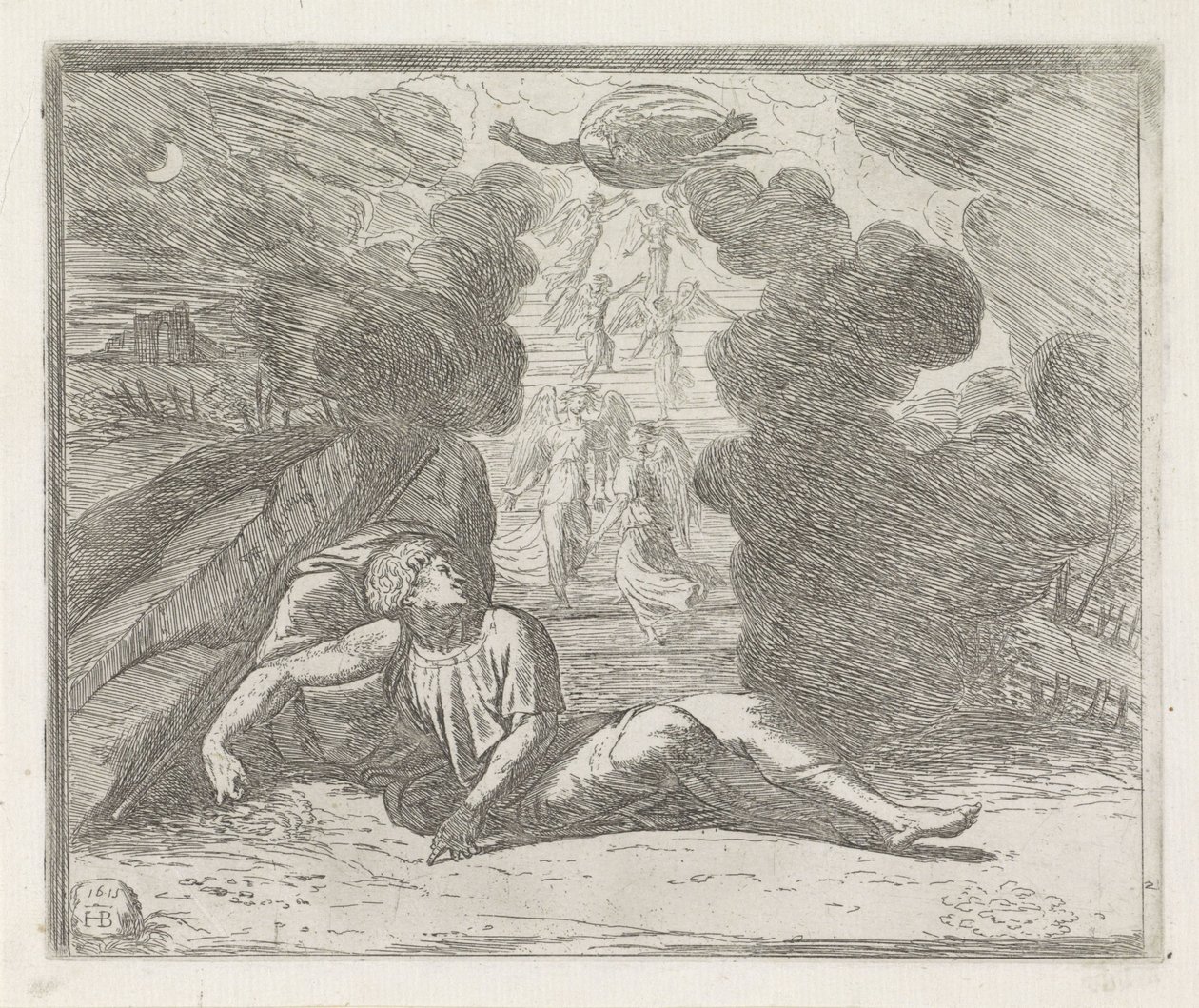 Rêve de Jacob - Orazio Borgianni