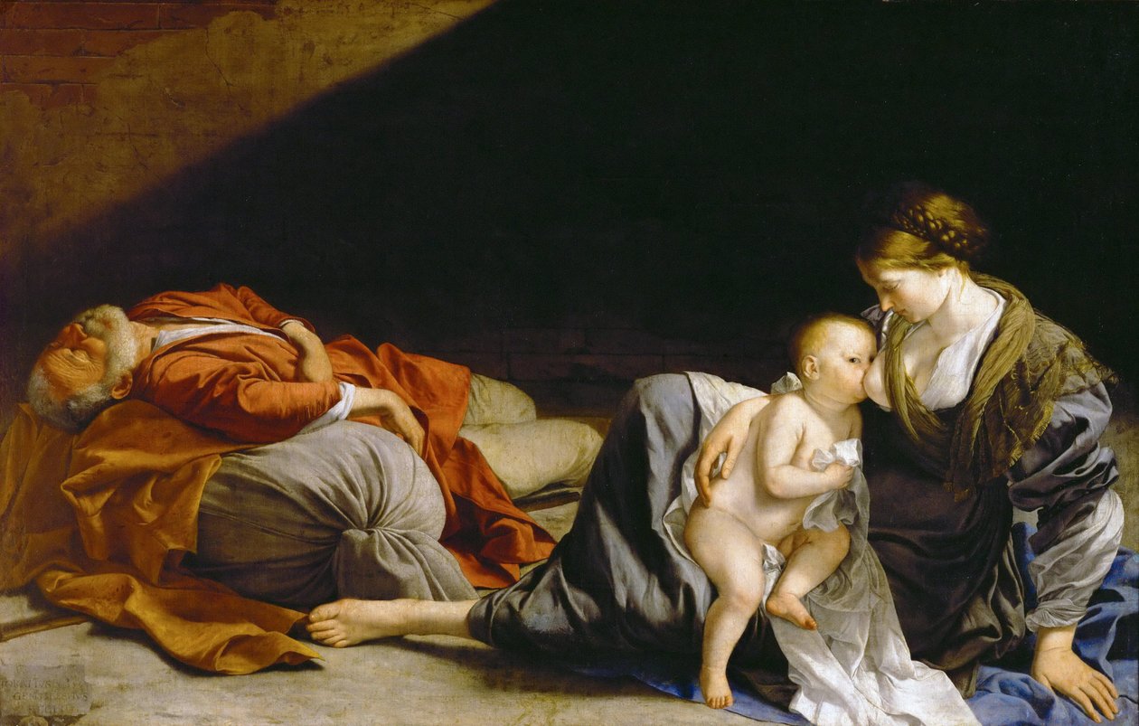 Le repos pendant la fuite en Égypte - Orazio Gentileschi