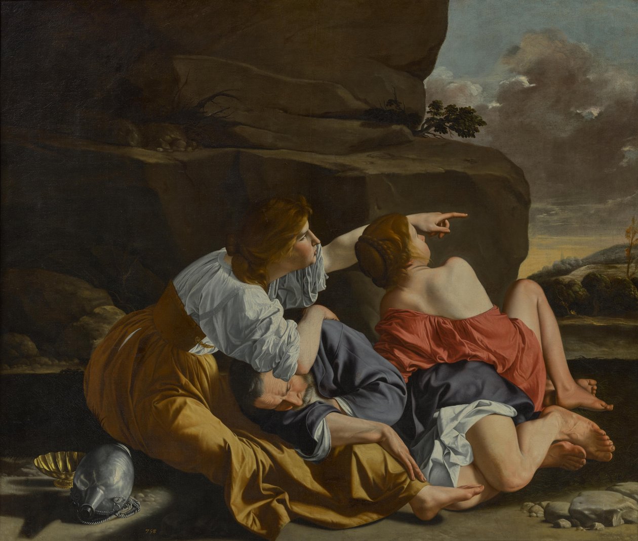 Lot et ses filles - Orazio Gentileschi