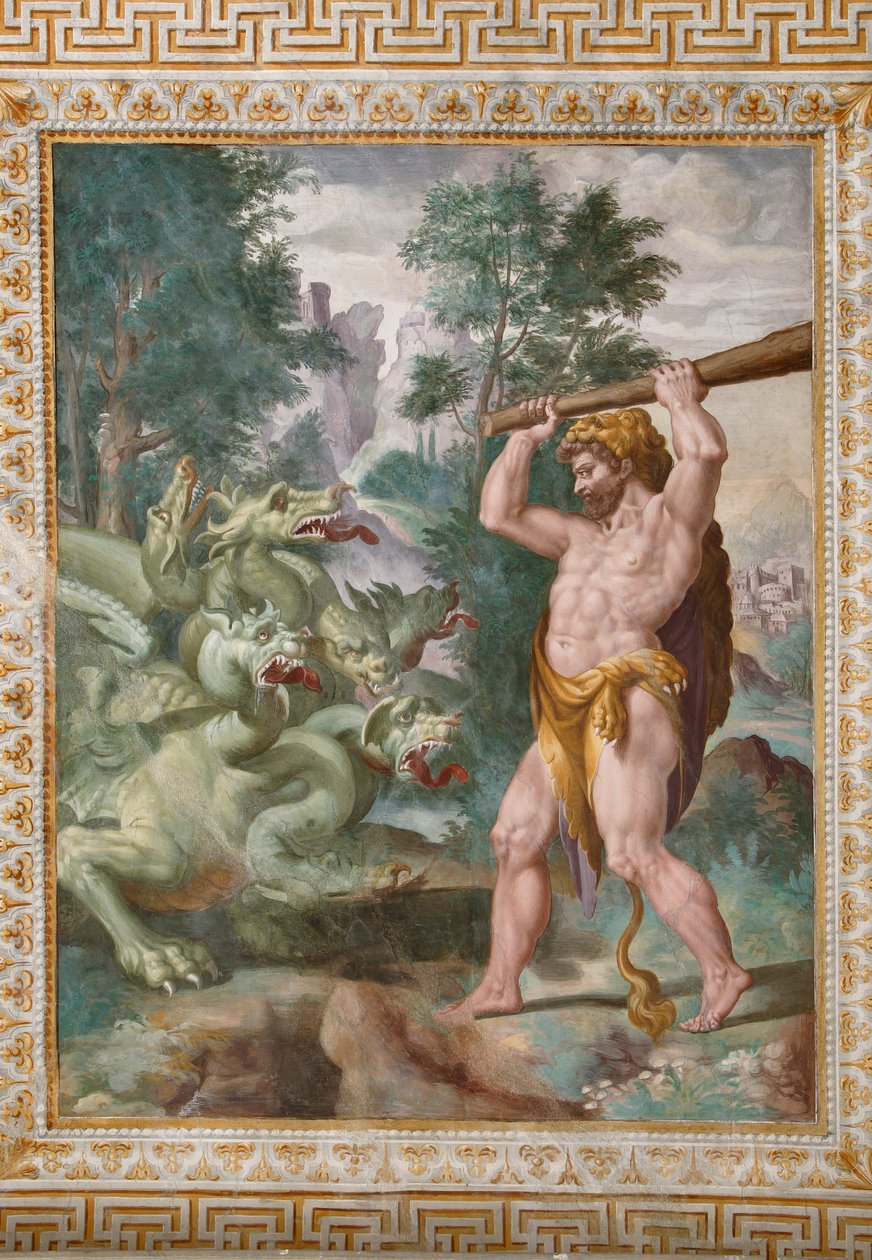 Hercule combattant l