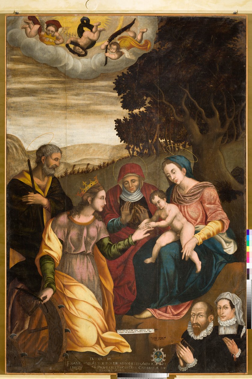 Mariage de Sainte Catherine - Orazio da Spinazzola Iacobetta