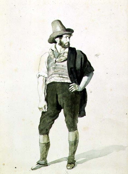 Le Jeune Italien, c.1834 - Orest Adamovich Kiprensky