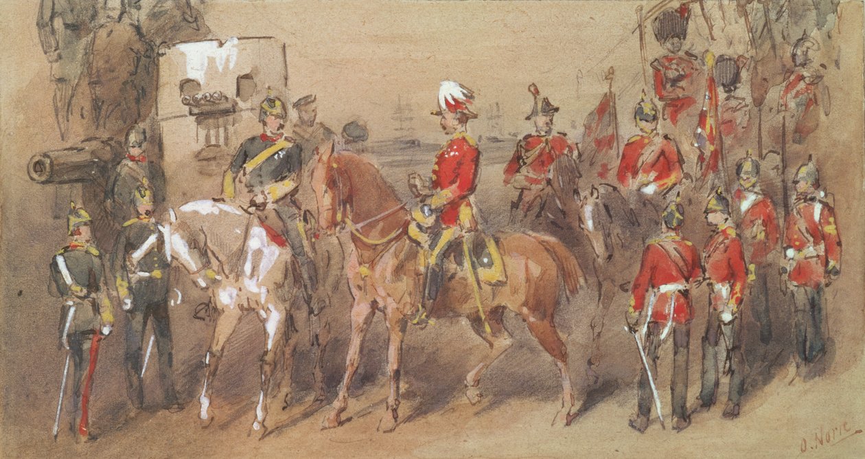 Le Général Sir Garnet Wolseley (1833-1913) à Alexandrie, 1882 - Orlando Norie