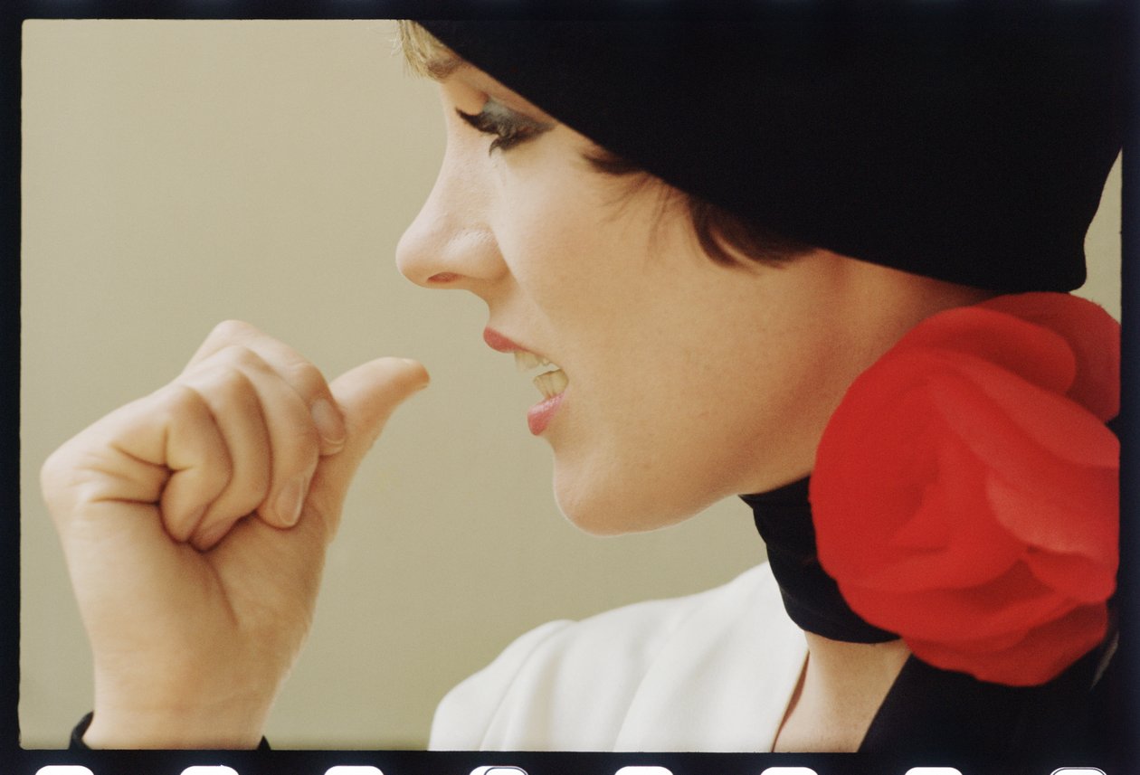 Julie Andrews sur le plateau de 