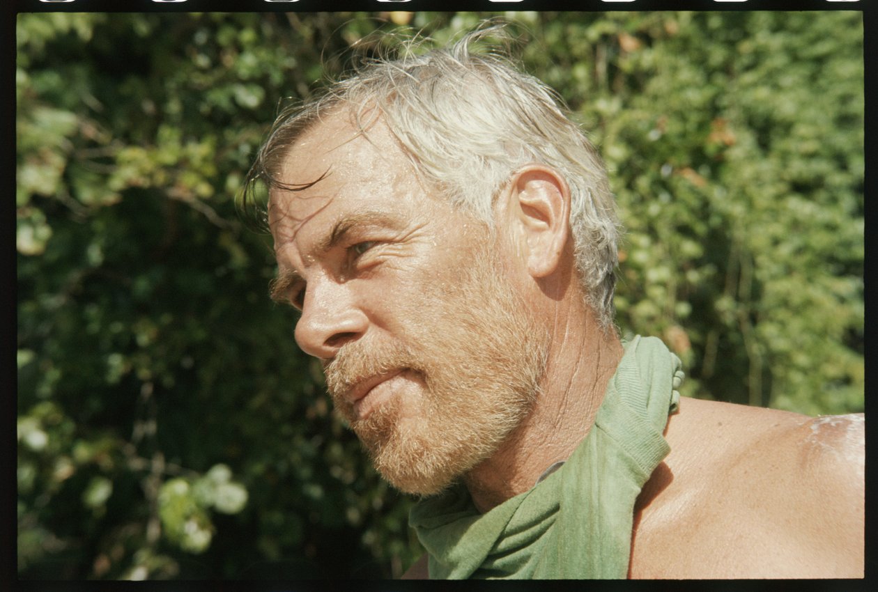 Lee Marvin sur le plateau de 