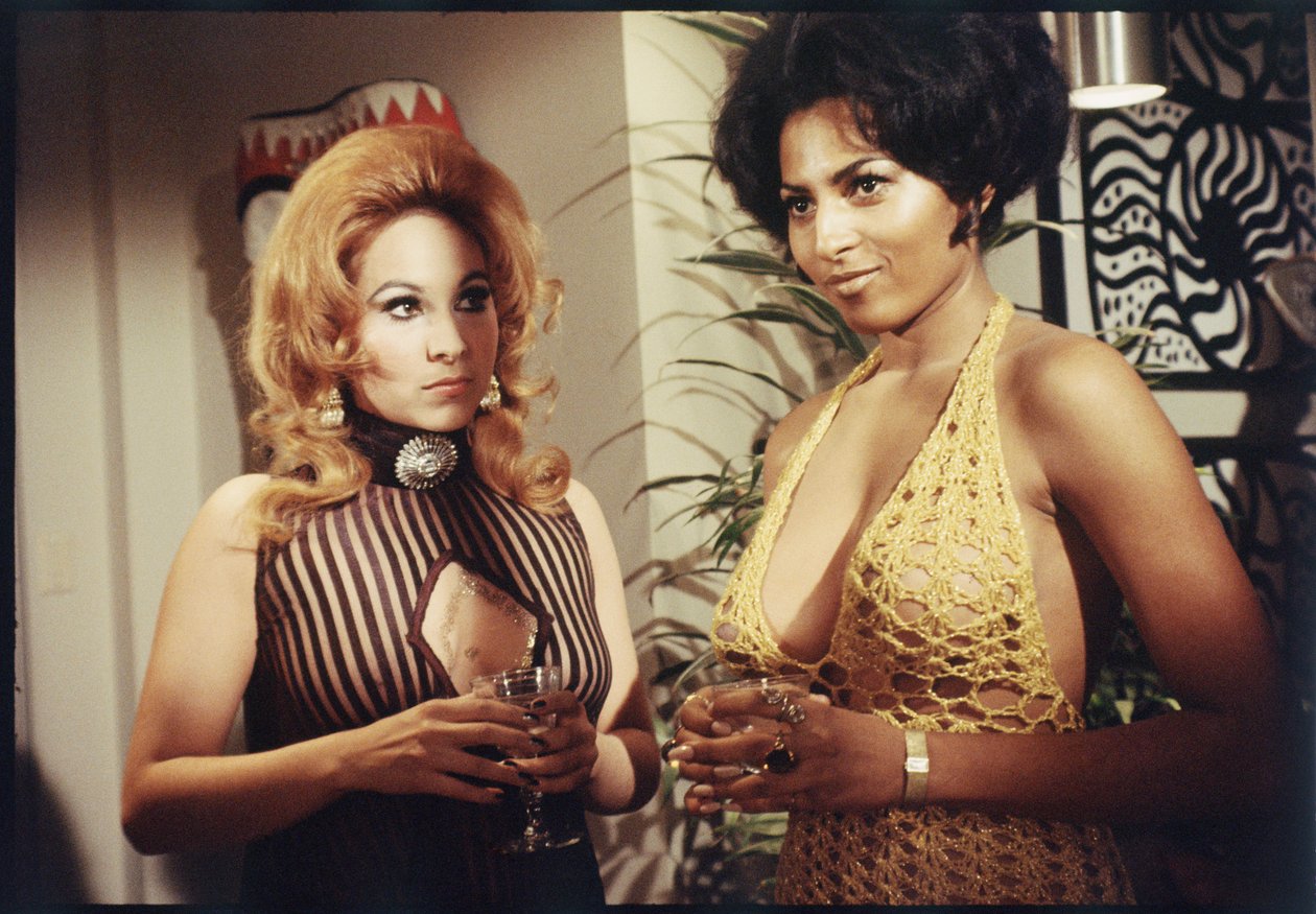 Pam Grier en figurante sur le plateau de 