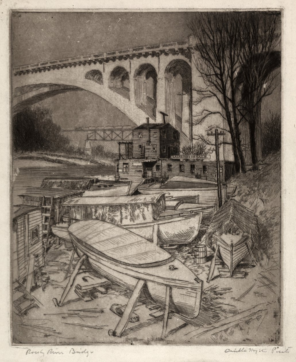 Pont de la rivière Rocheuse - Orville Houghton Peets