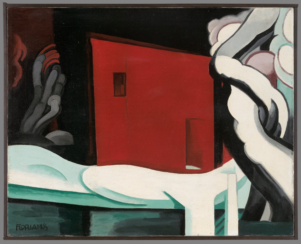 Neige et lueur - Oscar Bluemner