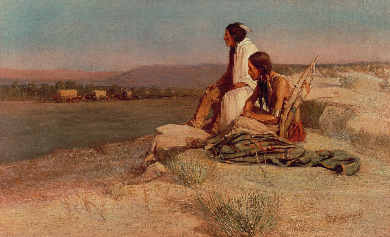 Regarder le train de wagons - Oscar Edward Berninghaus