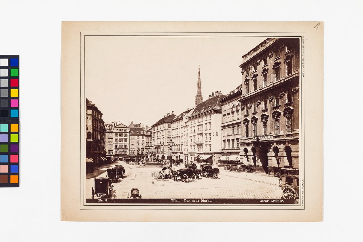 1, Neuer Markt - Vue générale - Vue vers la cathédrale Saint-Étienne - Oscar Kramer