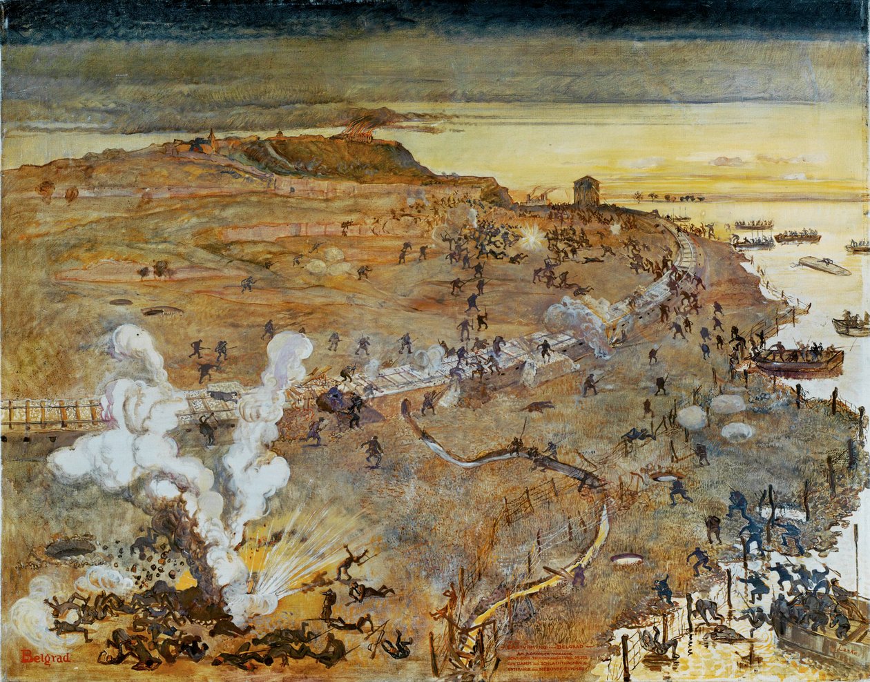 La bataille de Belgrade ... - Oskar Laske