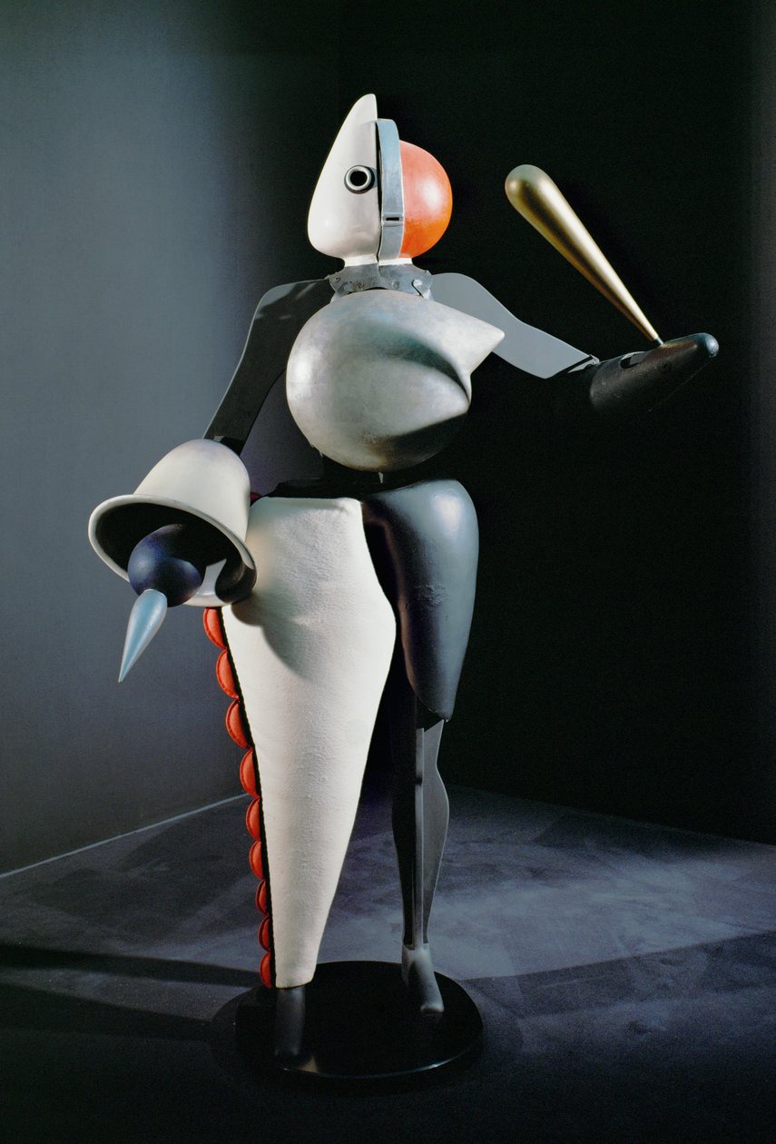 Der Abstrakte, figurine du Ballet triadique, créée au Landestheater de Stuttgart en - Oskar Schlemmer
